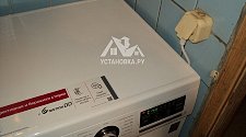 Установить отдельностоящую стиральную машину LG F1096TD3