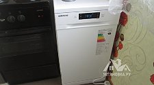 Установить отдельностоящую посудомоечную машину Samsung DW50K4030FW