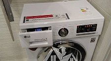 Установить стиральную отдельностоящую машину LG на готовые коммуникации
