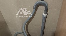 Установить стиральную и сушильную машины в колонну