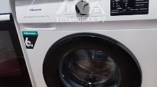 Установить новую отдельно стоящую стиральную машину hisense