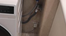Установить новую отдельностоящую стиральную машину Haier