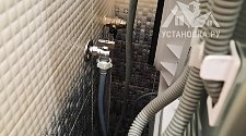 Установить стиральную и сушильную машину в колонну