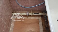 Установить новую отдельно стоящую стиральную машину