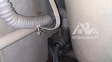 Установить новую отдельно стоящую стиральную машину