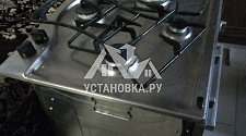 Установить газовую панель в столешницу