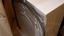 Демонтировать и установить отдельно стоящую стиральную машину Индезит в ванной комнате