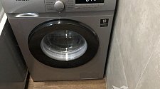 Установить новую отдельно стоящую стиральную машину