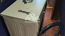 Демонтировать и установить отдельностоящую стиральную машину LG F1096ND3 в ванной комнате на готовые коммуникации
