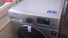 Установить отдельностоящую стиральную машину Samsung WW65K42E00SDLP в ванной