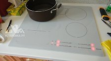 Работа по установке электрической варочной панели