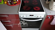 Установить плиту электрическую Zanussi ZCV 9553G1 W