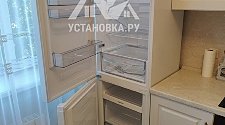 Установить новую отдельно стоящую стиральную машину