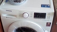 Подключить стиральную отдельностоящую машину Samsung на кухне