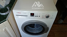 Подключить стиральную машину соло Bosch WLG20165OE на кухне