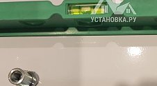 Установить новую отдельную стоящую стиральную машину