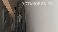 Установить новую отдельно стоящую стиральную машину