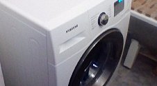 Установить стиральную отдельностоящую машину Samsung на готовые коммуникации