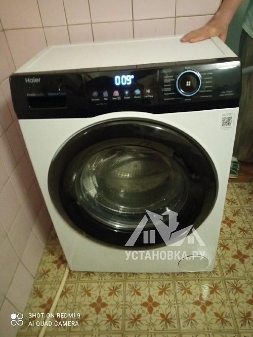 Установить/подключить стиральную машину
