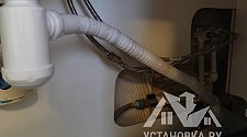 Установить накладную мойку