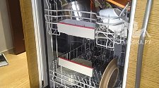 Установить посудомоечную встроенную  машину