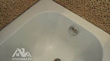 Загермитизировать шов ванны чугунной