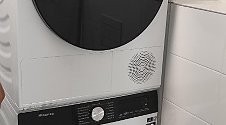 Установить и подключить стиральную машину/сушильную машину в колонну
