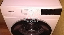 Установить в Москве стиральную машину соло около ванной 