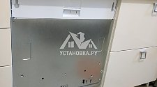 Установить встраиваемую  посудомоечную машину  Индезит с доработкой коммуникаций воды