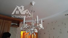 Собрать и установить подвесную люстру на крючке