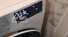 Установить новую отдельно стоящую стиральную машину
