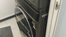 Установить стиральную и сушильную машину в колонну