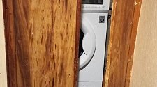 Установить отдельно стоящую стиральную машину lg в коридоре