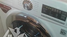 Установить стиральную машину соло LG F-1096SD3 с доработкой коммункаций