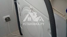 Установить новую стиральную машину indesit отдельностоящую в ванной комнате