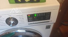 Демонтировать и установить отдельно стоящую стиральную машину LG на кухне