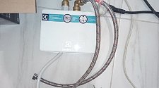 Установить проточный водонагреватель Electrolux