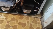 Установить новый отдельно стоящий холодильник