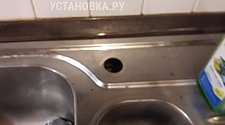 Установка смесителя для мойки