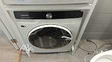 Установить стиральную и сушильную машину в колонну
