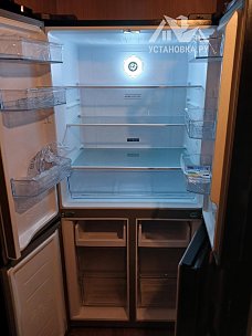 Установить новый отдельно стоячий холодильник
