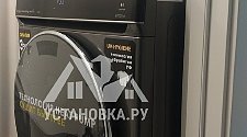 Установить стиральную и сушильную машину в колонну