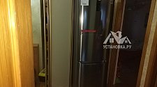 Работа по перевешиванию дверей на холодильнике