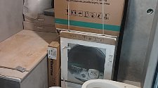 Установить стиральную и сушильную машину в колонну