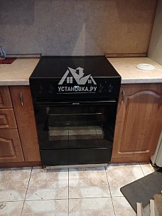 Установить плиту