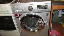 Установить отдельностоящую стиральную машину LG FR296WD4