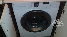Установить отдельностоящую стиральную машину Samsung WF8590NMW9 
