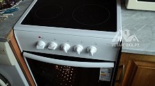 Установить электро плиту Darina 1B EС 331 606 W