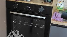 Установить новый электрический духовой шкаф Indesit IFE 3644 BL