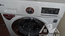 Установить стиральную машинку LG F1096ND3 отдельностоящую